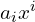 a_i x^i